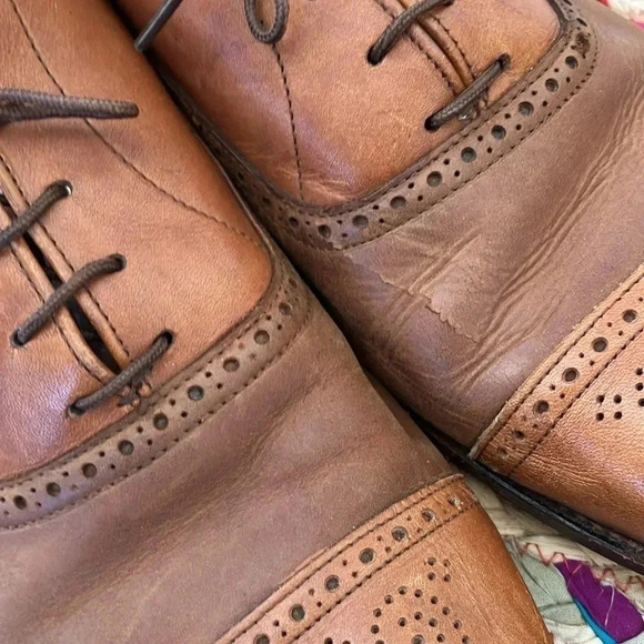 Biltrite brown leather  Oxford shoes - Picture 7 of 7